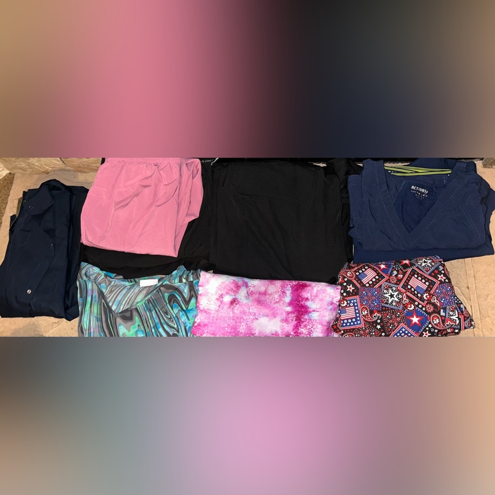 Women’s plus size scrub Bundle
